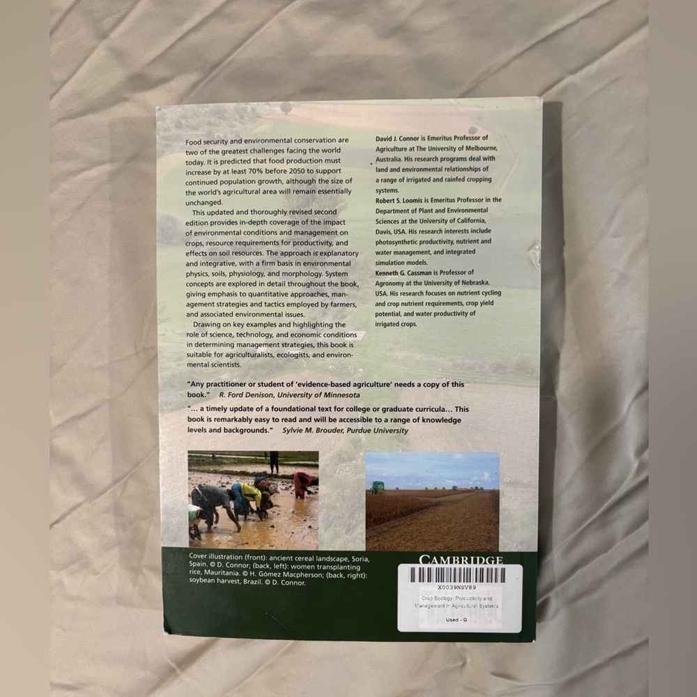 Second Edition Paperback Ecology textbook​​​​​​​ - Picture 3 of 5